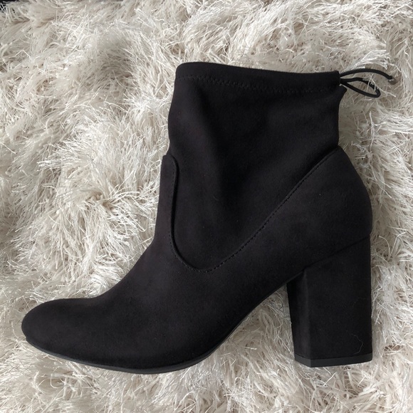 ‼️PRICE IS FIRM‼️Black suede ankle boots - Picture 4 of 6